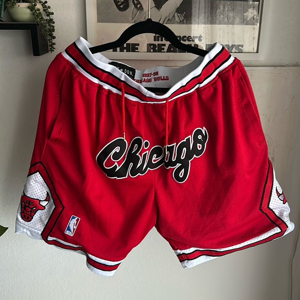 Just Don Men's Chicago Bulls Shorts